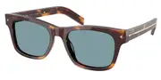 Prada PR A17SF Asian Fit Polarized 15W04D Men's Sunglasses Tortoiseshell Size 55