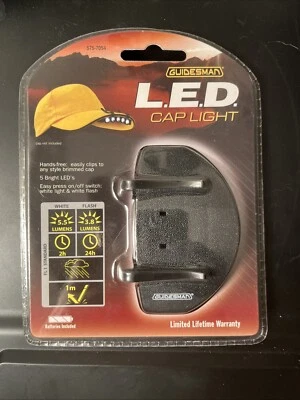 Guidesman L.E.D. Cap Light 575-7054 - new in package