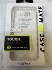 Case-Mate Tough Clear Case For Google Pixel 4 (Clear)