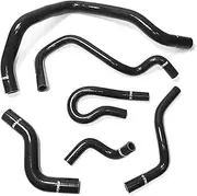 TRS Silicone Radiator Hose Kit for Honda Civic D-Series D15 D16 EG EK TT1303CWH Black