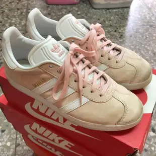 降價🔥Adidas GAZELLE 裸粉色 女鞋US6