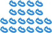 VENEKA Blue New 20Pc Dental Retractor Soft Silicon Intraoral Lip Cheek Retractor Mouth Opener Cheek Expand Dental Orthodontic