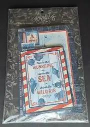 Graphic 45 Journaling Cards Catch of the Day