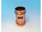 Viega ProPress, 78067 Coupling With Stop, 1-1/2" X 1-1/2", 1 each packaging, NEW