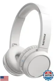 PHILIPS TAH4205 Wireless On-Ear Headphones (White)