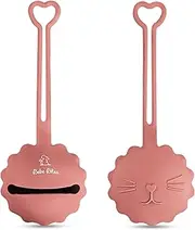 Bebe Bites - Dummy Case, Food Grade Silicone Soother Pacifier Holder, BPA Free, Dishwasher Safe, Attach to Pram, Stroller & Nappy Bag