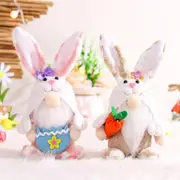 Plush Smiling Easter Bunny Shelf Sitter