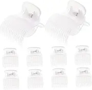 Beavorty 10 Pack Hot Roller Clips Replacement for Hot Curler Clamp Abs Material for Safe Efficient Use