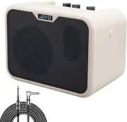 Compact 10W Bass AMP Combo with Noise Reduction & 10ft Cable - Indoor/Outdoor