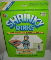 #9941 NRFB Vintage Milton Bradley Police Academy Shrinky Dinks Collectible Set