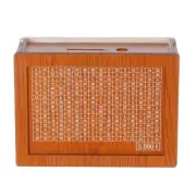Money Saving Box, Wooden Cash Vault for Kids and Adults, Reusable Money Box1875