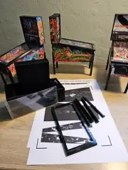 Mini Pinball Machine DIY Scale Model “Make Your Own” Kit Large 1:8 Scale Size