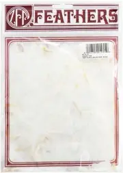 Zucker Turkey Plumage Feathers .5oz-White