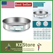Versatile 500 Mesh Stainless Steel Sieve - 7.9 Inch for Home & Lab Applications