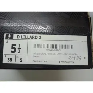 轉售 adidas d lillard 2 籃球鞋 大童鞋 男鞋