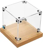 Ciieeo Figurine Display Case Dustproof Storage Box Figures and Building Blocks High Transparency Showcase for Collectibles