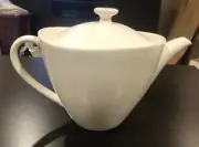 DIANE VON FURSTENBERG DVF Home Pebblestone White Teapot New