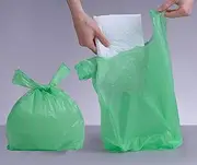 100 Pack Nappy Fragranced Bags - Tie Handle Baby Nappy Changing Disposable Bags | Scented Bin Adult Waste Sacks | Scented For Dog Poo