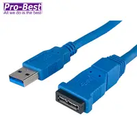 在飛比找PChome24h購物優惠-PRO-BEST USB3.0 AM對MICRO ABF 連