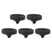 Camera Shutter Button 5pcs Shutter Release Button Knurled, Matte Black