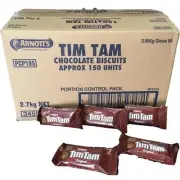 NEW 150x Arnott's Tim Tam Biscuits Individual Wrapped Portions 18g Carton Bulk