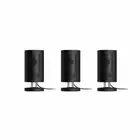 Ring Stick Up Cam Battery (3rd gen) + Mounts - 3 pack B08SJ72TRV Black NEW