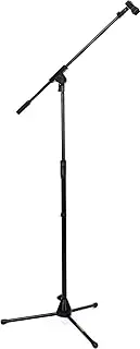 Hercules 05/MS531B EZ Clutch Tripod Microphone Stand with Boom and EZ Mic Clip, Black