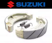 Set of (2) Suzuki Water Grooved REAR Brake Shoes and Springs #64400-02810