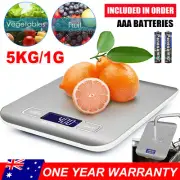 Kitchen Scales Coffee Scale Digital Electronic Food Weight Scale 5kg-1g LCD AU