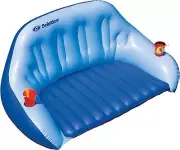 Solstice Convertible Duo Love Seat Pool Float, Blue