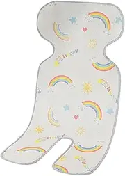 Nexusectar Stroller Cooling Pad - Baby Stroller Cooling Pad | Breathable Foldable Carseat Liner Ice Silk Double-Sided Cover Cushion for Travel & Hot Weather
