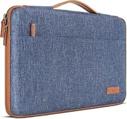 DOMISO 13.3 inch Laptop Sleeve Portable Carrying Bag Handbag Briefcase Compatible 13" MacBook Pro/MacBook Air / 13.3" Dell Inspiron 13/13.5" Microsoft Surface Book 2/13.3" ThinkPad,Blue