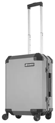 FC-Moto Alu Cabin Trolley 22 L Suitcase, grey-silver, Size 22 Grey Silver
