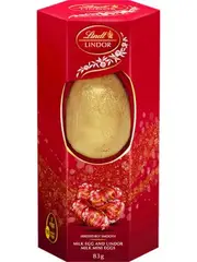 Lindt Milk Egg and Lindor Milk Mini Eggs 83g