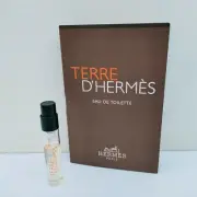 HERMES Terre d'Hermes cologne Eau de toilette mini Spray Men Fragrance, 2ml, NEW