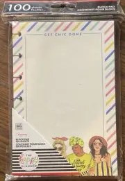 The Happy Planner Block Pad Get Chic Done 100 Sheets - MAMBI - 7” X 4.63” NEW