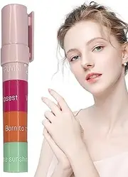 Lip Moisturizer | 4 Colors Hydrating Lip Balm Stick - Plumping Gloss Lipstick, Natural Skin Care Accessories, Smudge-Proof For Travel Home