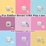 【IMAMURA】適用於 EDIFIER HECATE GM3 PLUS 保護套透明卡通適用於 EDIFIER HECA