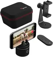 Pivo Pod Auto Face Tracking Phone Holder, 360° Rotation, 6 Speed, Content Creator Essentials for Fitness Tracker, Live Streaming, Vlog with Remote Control, Smart Mount, and Travel Case