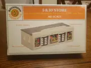 Bachmann Plasticville HO Scale 5 & 10 Store Kit New