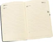 Daily Planner Notepad Elegant Writing Notepad for Office Travel Practical Agenda Notebook for Organizing Plans Journaling Cover Design