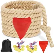 Outdoor Tug of War Rope Game Kids Adults Party Field Day Reunion Lawn Camping Fu