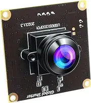 Magnolia Global Shutter USB Camera Module 1200P 90fps High Speed Lightburn Camera 2MP Wide Angle 200 Degree Fisheye Lens Webcam Slow Motion Webcam for Golf Swing, 3D Printer
