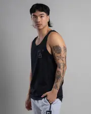 [Lucid] Lucid Men's Tenacious Tank Top Top in Black Size XL XL Black