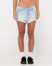 Pheonix Low Rise Mini Denim Short