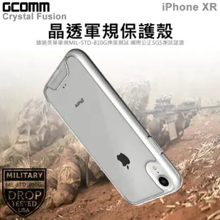 【GCOMM】iPhone XR 晶透軍規防摔殼 Crystal Fusion(軍規 防摔 iPhone XR)