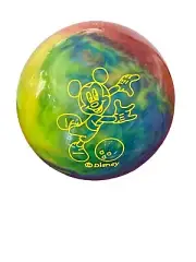 Brunswick COSMIC Disney MICKEY MOUSE Bowling Bowl 8.33lb Undrilled Original BOX