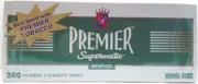 Premier Supermatic Menthol King Size Cigarette Filter Tubes 1 Box of 250 - 3112