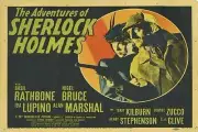 THE ADVENTURES OF SHERLOCK HOLMES Movie POSTER 11 x 17 Basil Rathbone, D