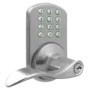 MiLocks Electronic Digital Keypad Door Lock Keyless Entry Lever Handle 10-Codes